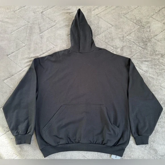 NEW🔥BALENCIAGA Gender Inclusive Beaded Back BB Logo Oversized Hoodie🔥